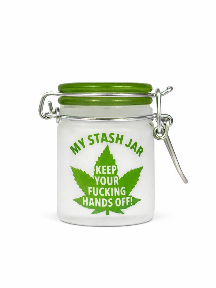 Mini lufttæt glasopbevaringskrukke – "Min Stash Krukke" | 45 ml for engroshandel hos Ted Miller Innovation