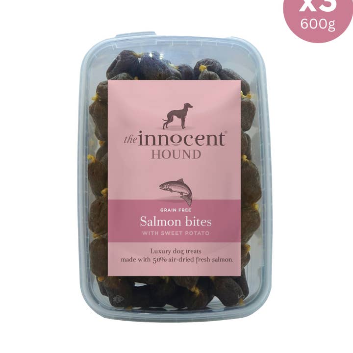 Salmon Bites with Sweet Potato 600g for wholesale by The Innocent Hound