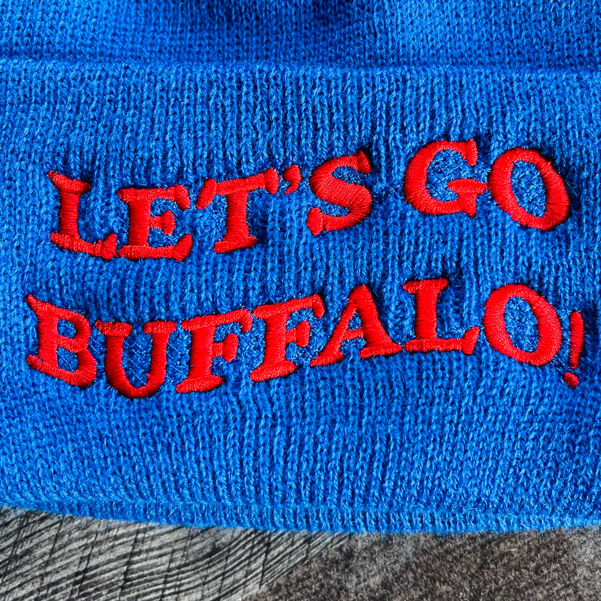 Let's Go Buffalo Knit Hat