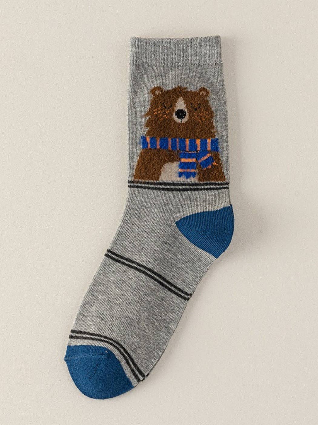 Funkyrel® Atzbranding Limited - Wholesale Socks - Women's - Rufia - Cute Winter Socks with Cartoon Animal Patterns11