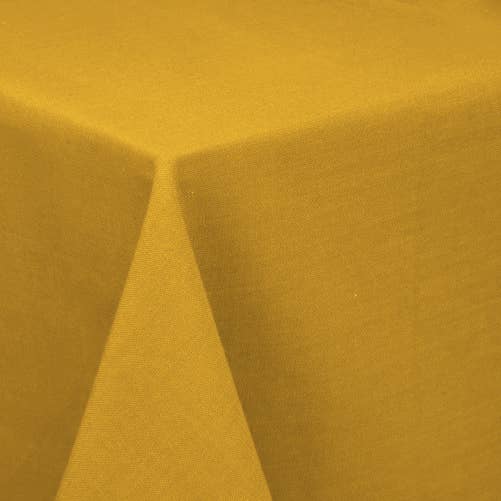 Table Cloth - Mustard (Solid Colour) for wholesale by Accent Linen