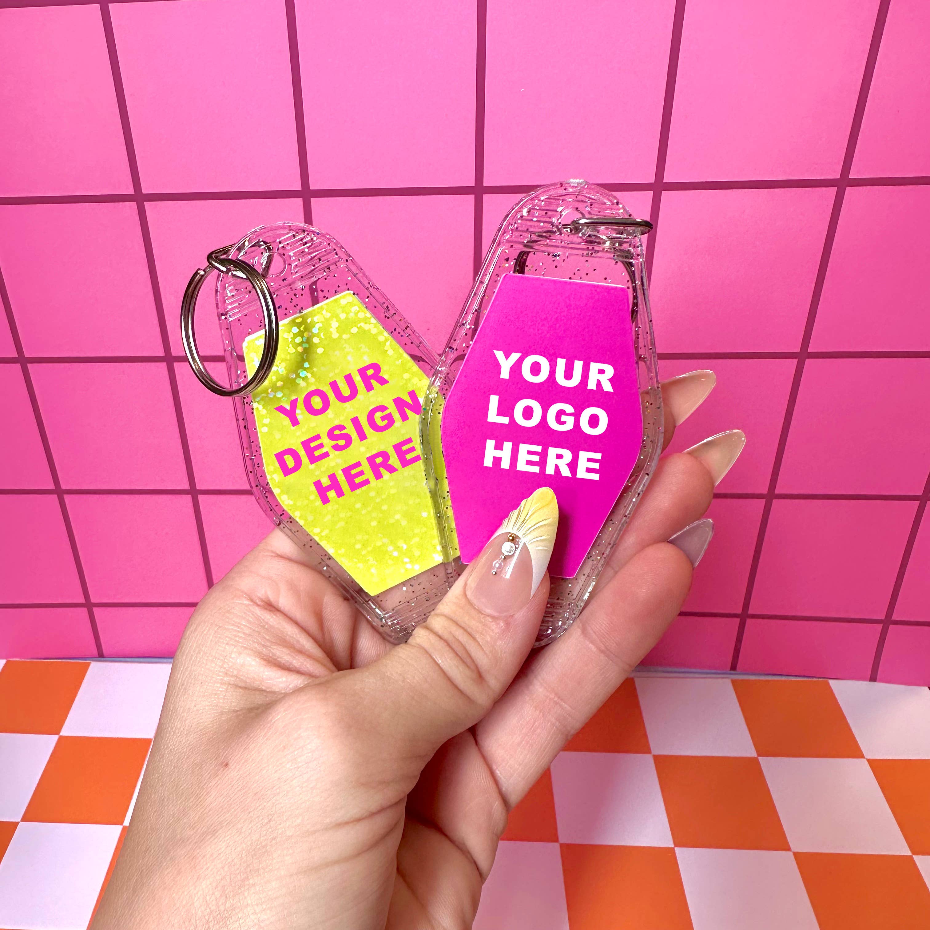 Stickers+ X Ashley Bexar - Wholesale Keychain - Women's - Custom Logo or Design Keychain Acrylic Keychain0