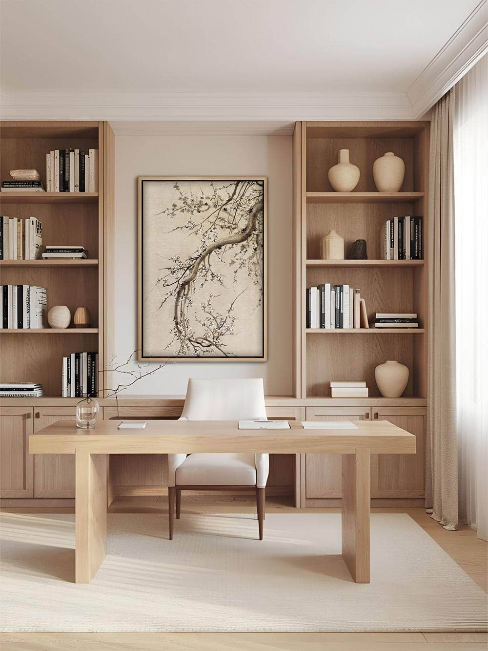 Modern Antique Prints – Engroshandel Kunsttryk – Kirsebærblomster – Chinoiserie Kunsttryk1