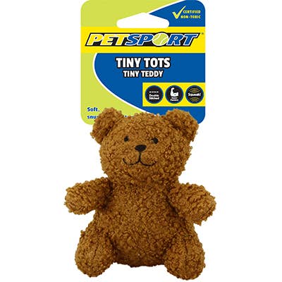 Tiny Tots Tiny Teddy 4" for wholesale by Marnoch Pet Supplies