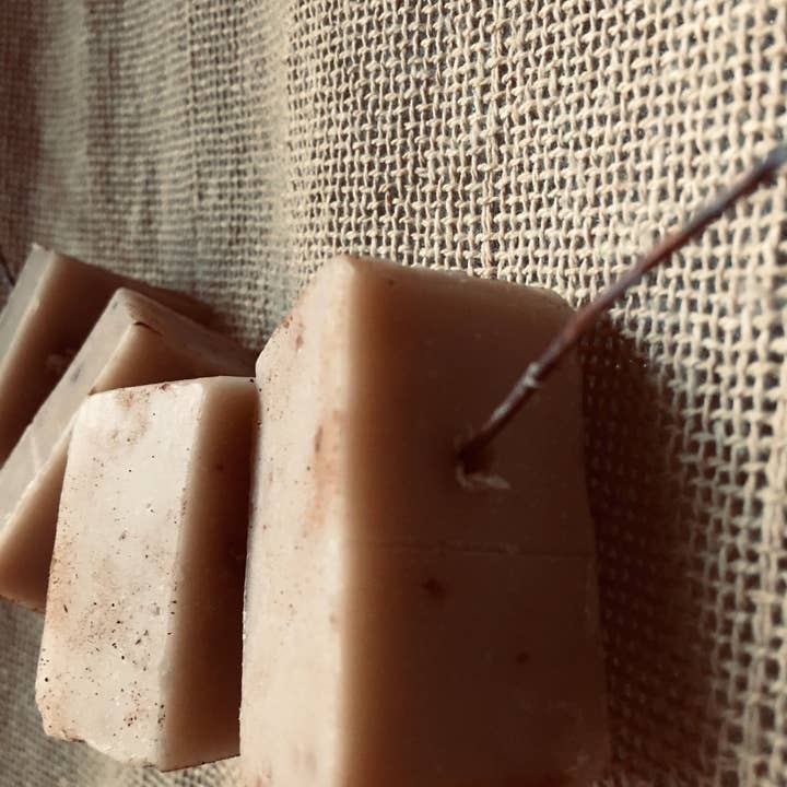 Primitive Decor Rusty Wire Lye soap for wholesale by The Cranberry Cornstalk Co.