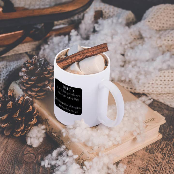 3dRose - Wholesale Coffee Mug - 3dRose, Funny diet tip, Mug11