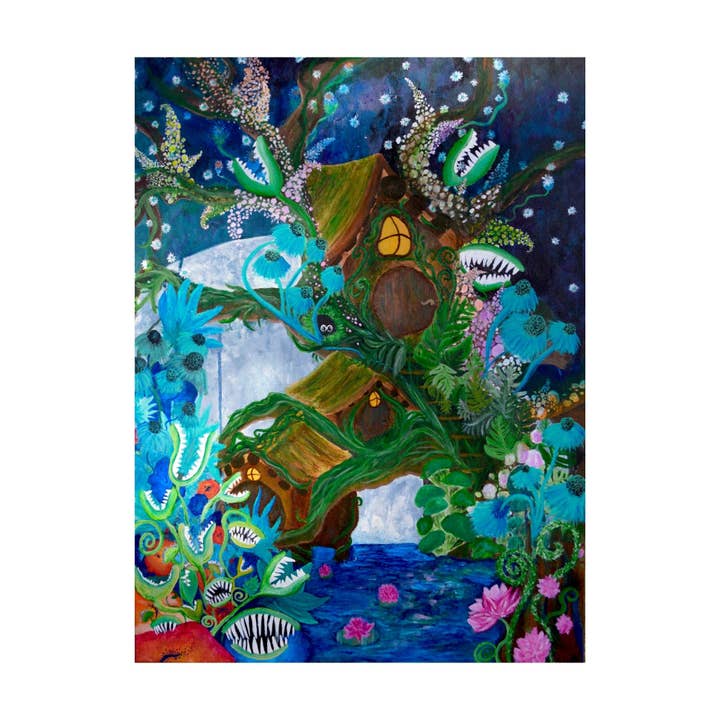 Rebecca Swan Art + Design - Wholesale Art Print - Secret Treehouse