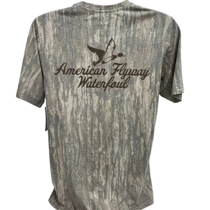 AFW Realtree New Legacy Camo Faded Out Tee for wholesale by American Flyway Waterfowl