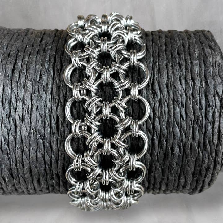 Japanese Armour Bracelet | Chain Maille jewellery | Medieval for wholesale by Instinct UK
