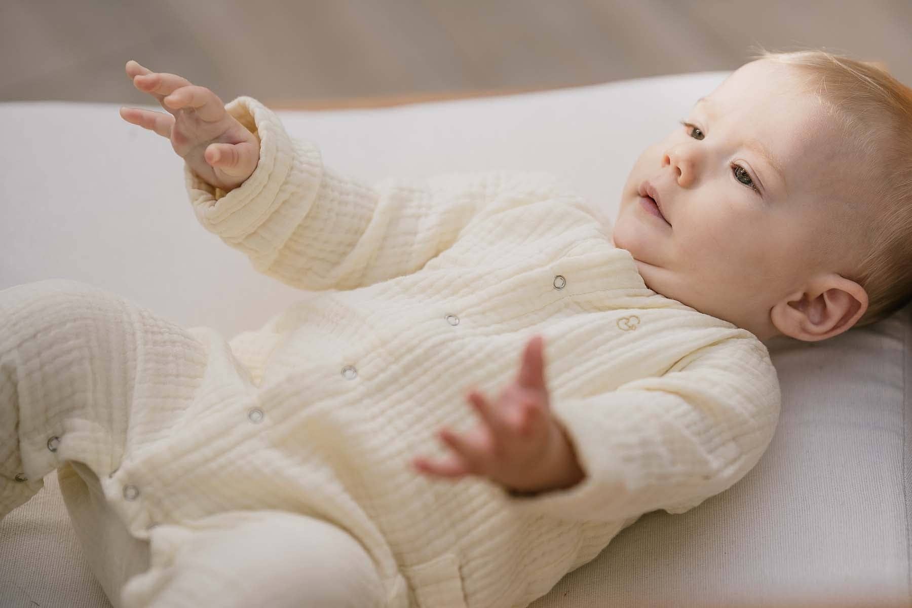 You&Milk - Wholesale Jumpsuit - Baby - Bohémilk baby romper 100% organic cotton gauze (milk or terracotta)2