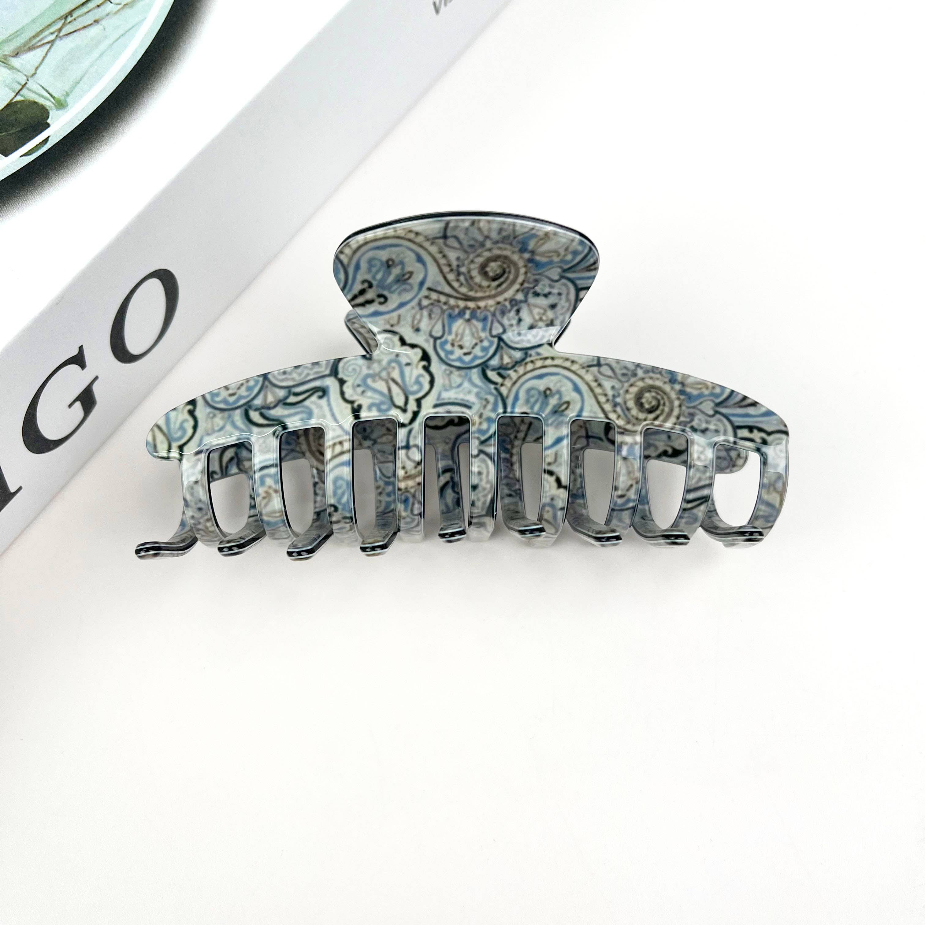 mildstyles - Wholesale Hair Clip - Women's - Retro palace pattern hair claw clip2