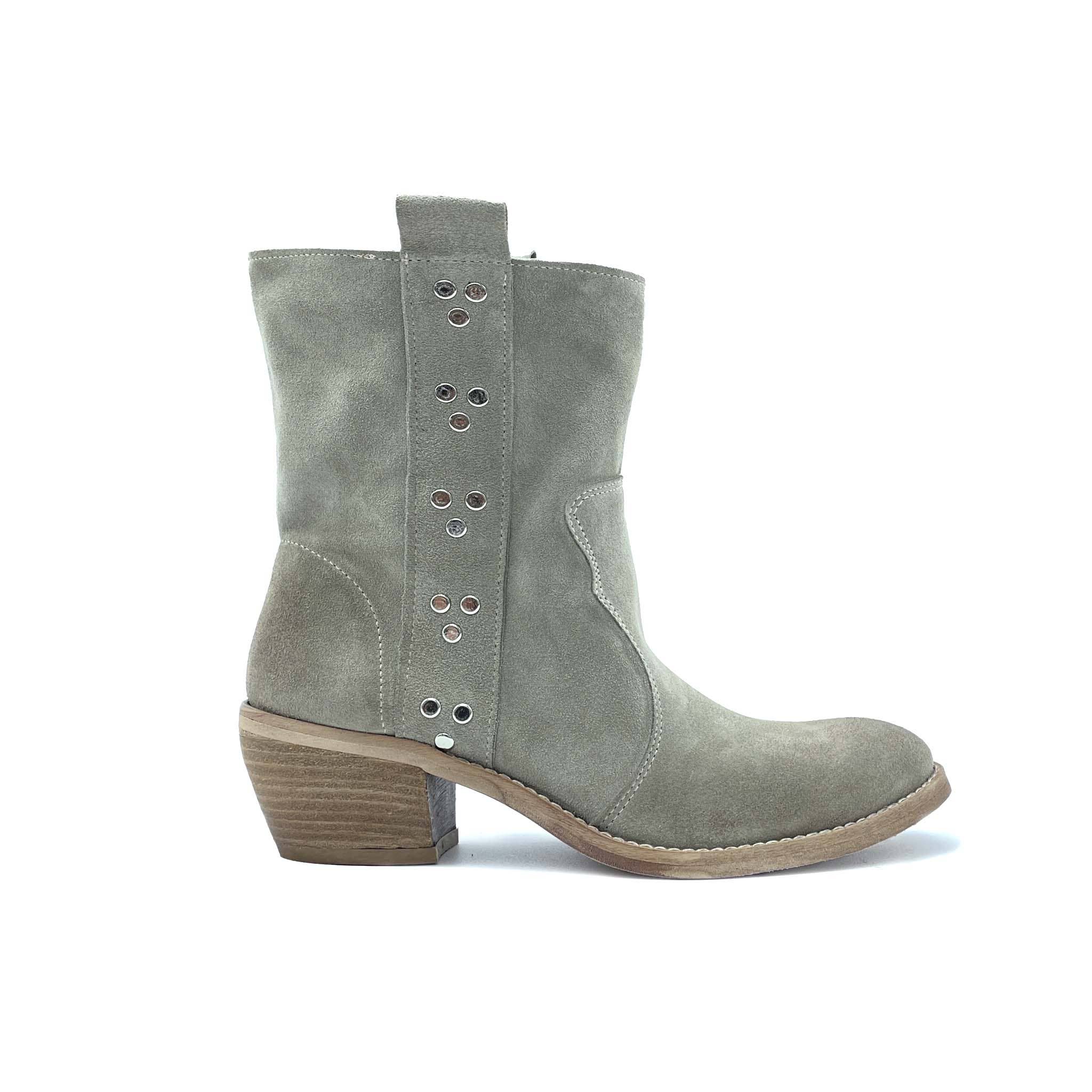 WALKING NOW SRL - Vendita all'ingrosso Stivaletti - Donna - Estate Primavera Stivaletto donna tacco in Cam. taupè0