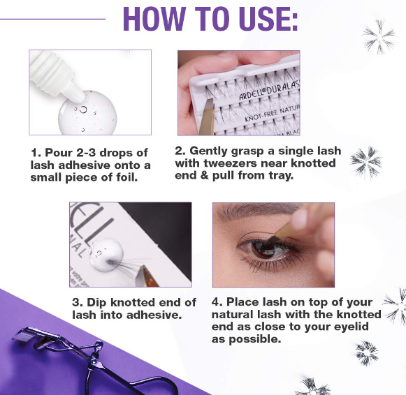 Majestic Wholesale - Vendita all'ingrosso Applicatori di ciglia finte - DUO Colla per Ciglia Finte Individuali Trasparente Confezione da 63