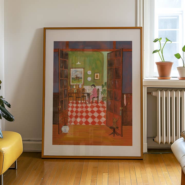 Jill Kittock Art & Illustration - Wholesale Art Print - Morning Coffee Print1