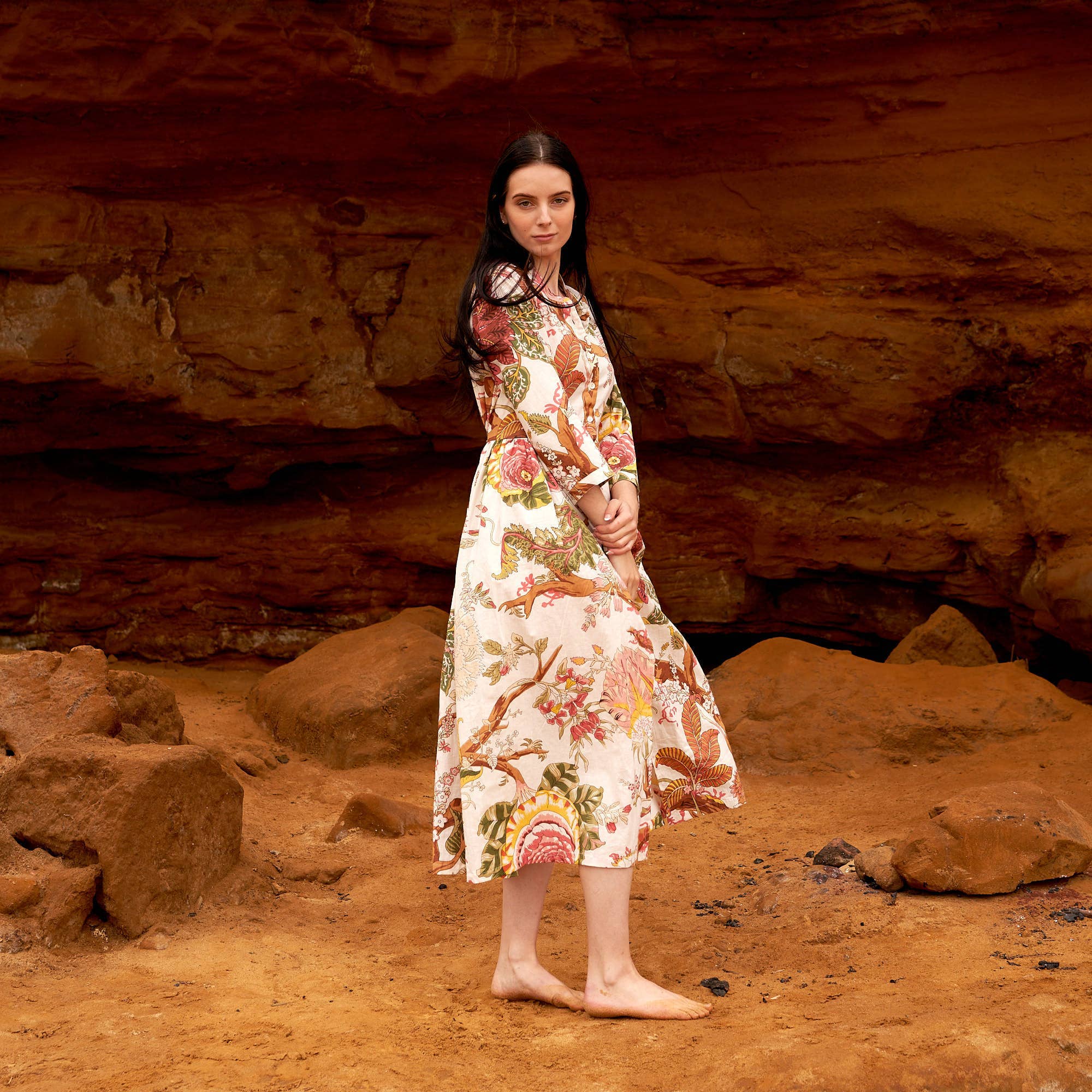 Boho-Eclectica - Wholesale Kaftan - Women's - Set of 2** Cotton Maxi Boho Summer Women's Dress2