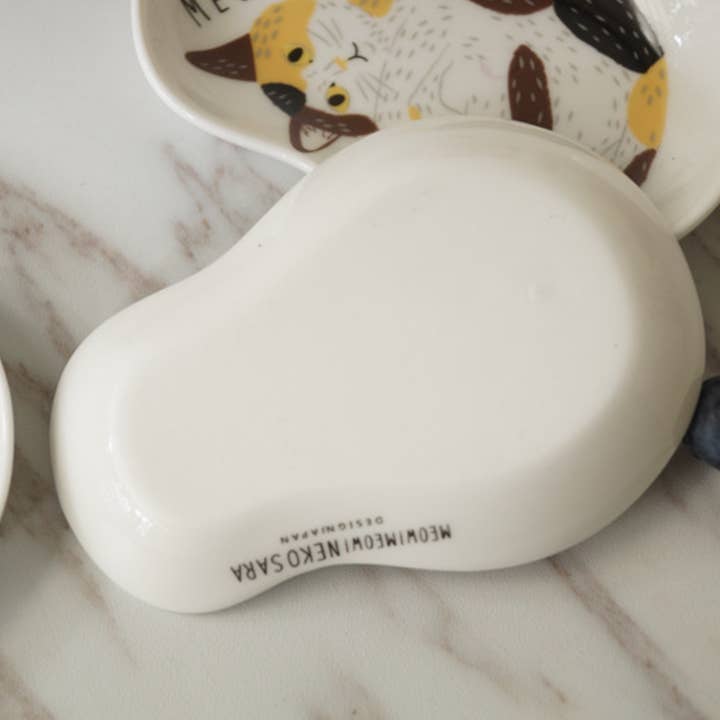 Homerely (We Cover All Import Duties) - Wholesale Condiment/Dip Bowl - Cat Ceramic Seasoning Dish1