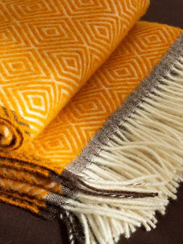 Wolldecke VENEZIA Gelb für den Großhandel von MoST