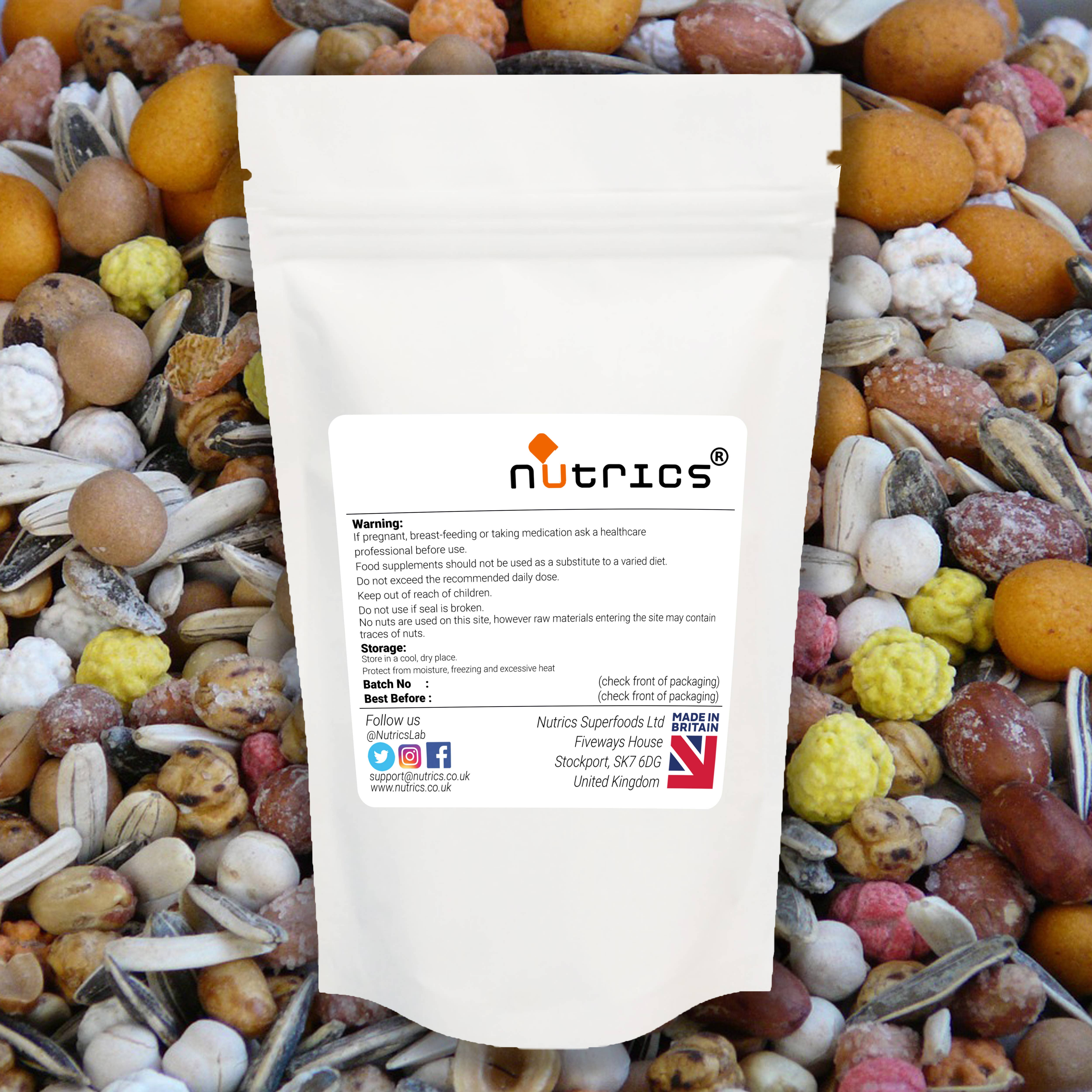 NUTRICS SUPERFOOD - Wholesale Oral Supplement/Vitamin - Nutrics® 100% Pure Vegan L Arginine 820mg x 90 Capsules2