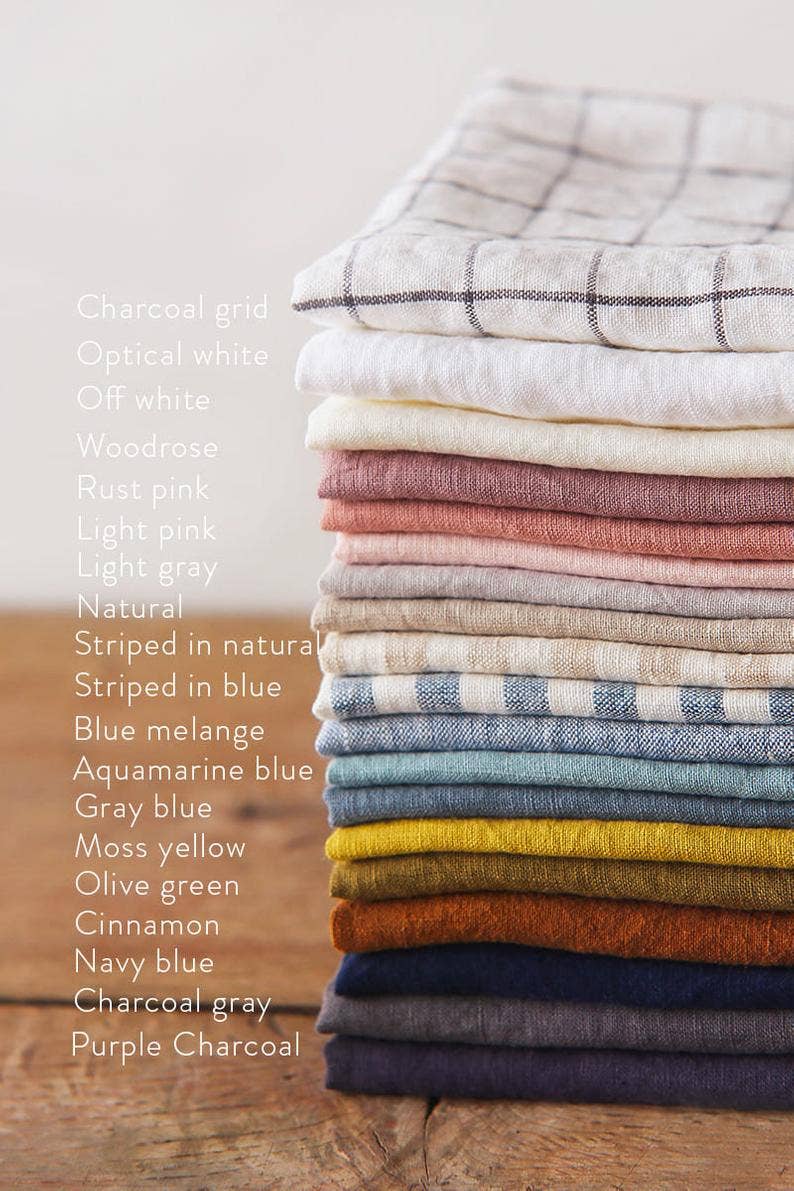 MagicLinen (We handle U.S. import procedures for you) - Vente Sac à linge - Sac à linge en lin avec cordon, plusieurs couleurs2