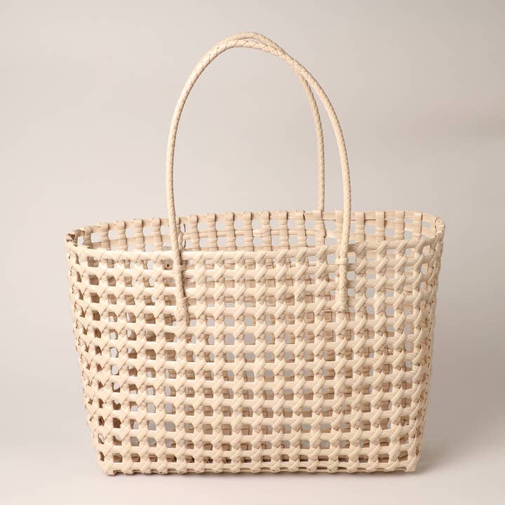 Fashion City – Engroshandel Tote bag - Dame – Sommer genanvendt plastvævet mulepose