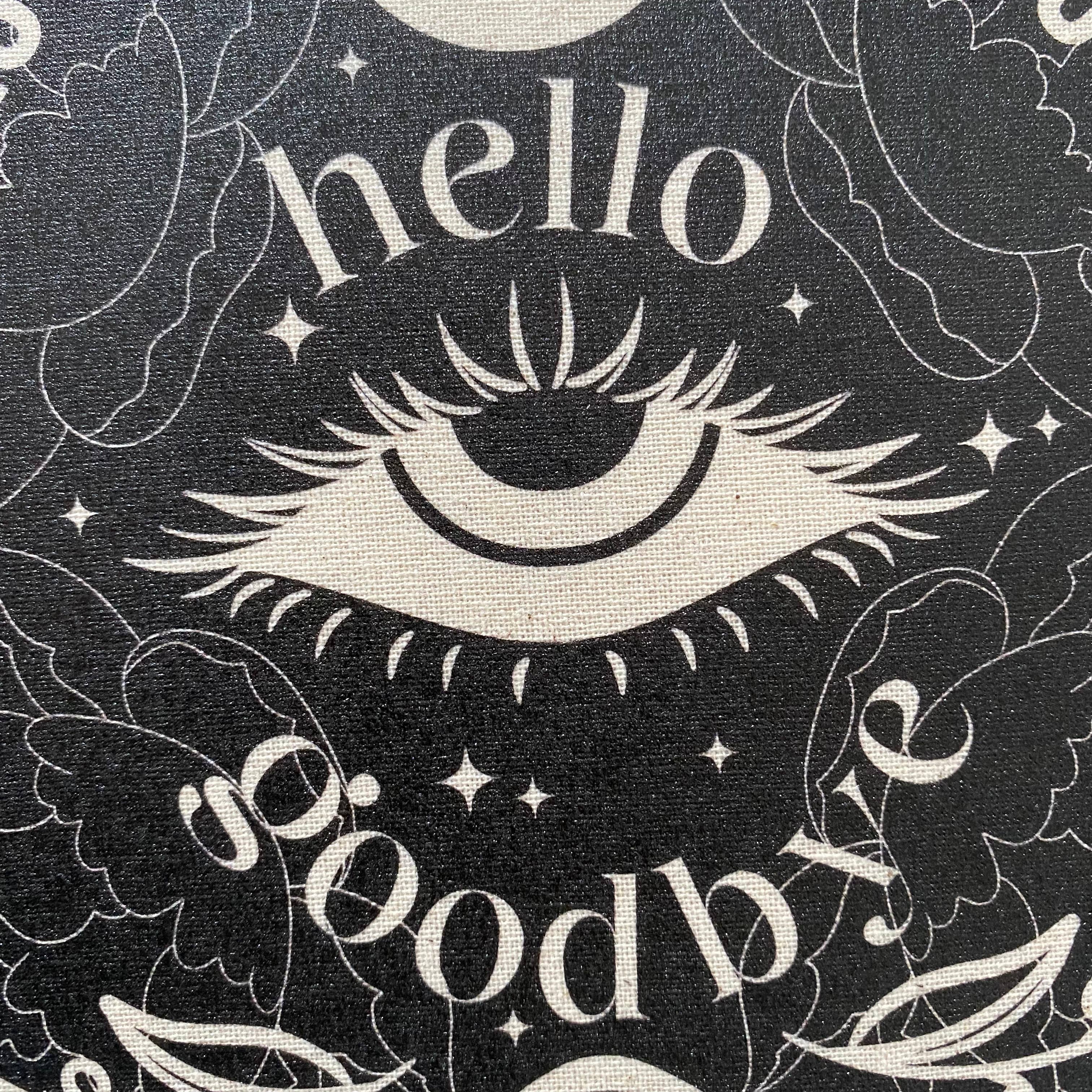 Jodie Moulson Art & Design – Engroshandel Tote bag - Dame – Planchette Witchy Vibes Halloween naturlige bomuld mulepose3