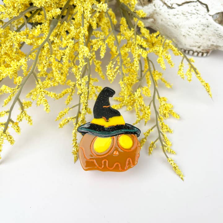TheDivaSoap – wholesale Hair clip – Women’s – Pumpkin Claw Clip, Halloween Acetate Hair Clip1