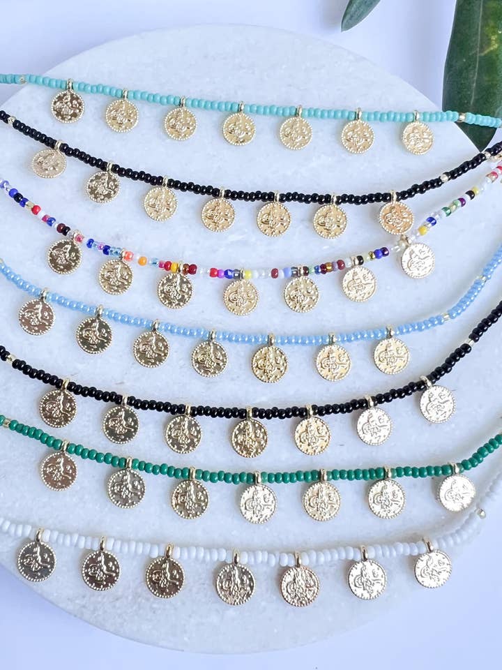 Münz-Perlen-Armband für den Großhandel von Georgia On My Mind