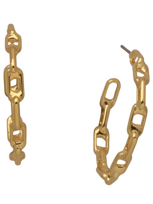 Créoles à maillons en chaîne - 4EFJ8BGMTL pour la vente par Sorrelli