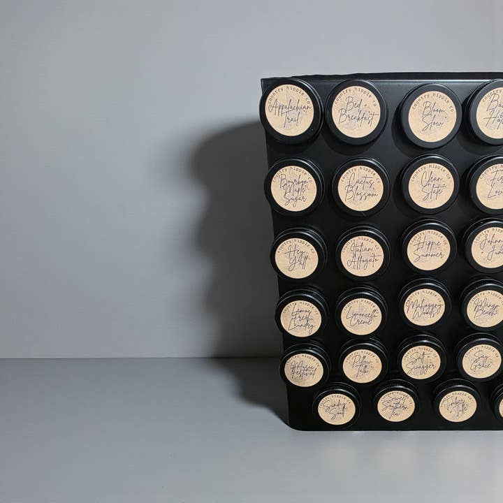 Boîtes d'échantillons de parfum pour diffuseur de voiture — Présentoir en option pour la vente par Country Hippie Co.