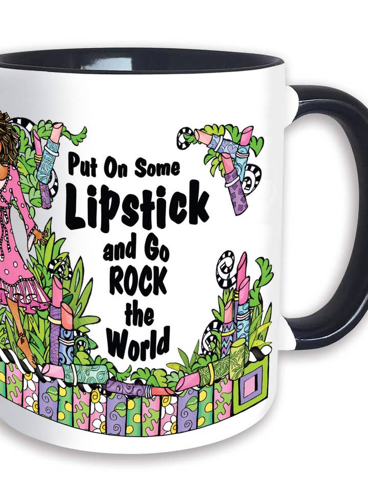 Caneca de cerâmica de batom por atacado de Suzy Toronto Wholesale