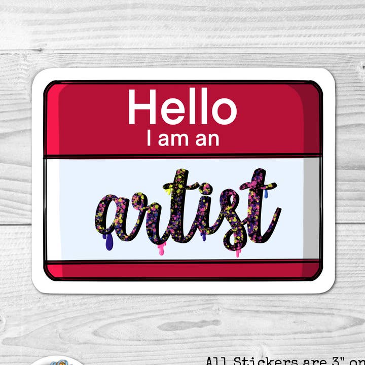 Hello, I'm an Artist for wholesale by For Art Sake Stickers