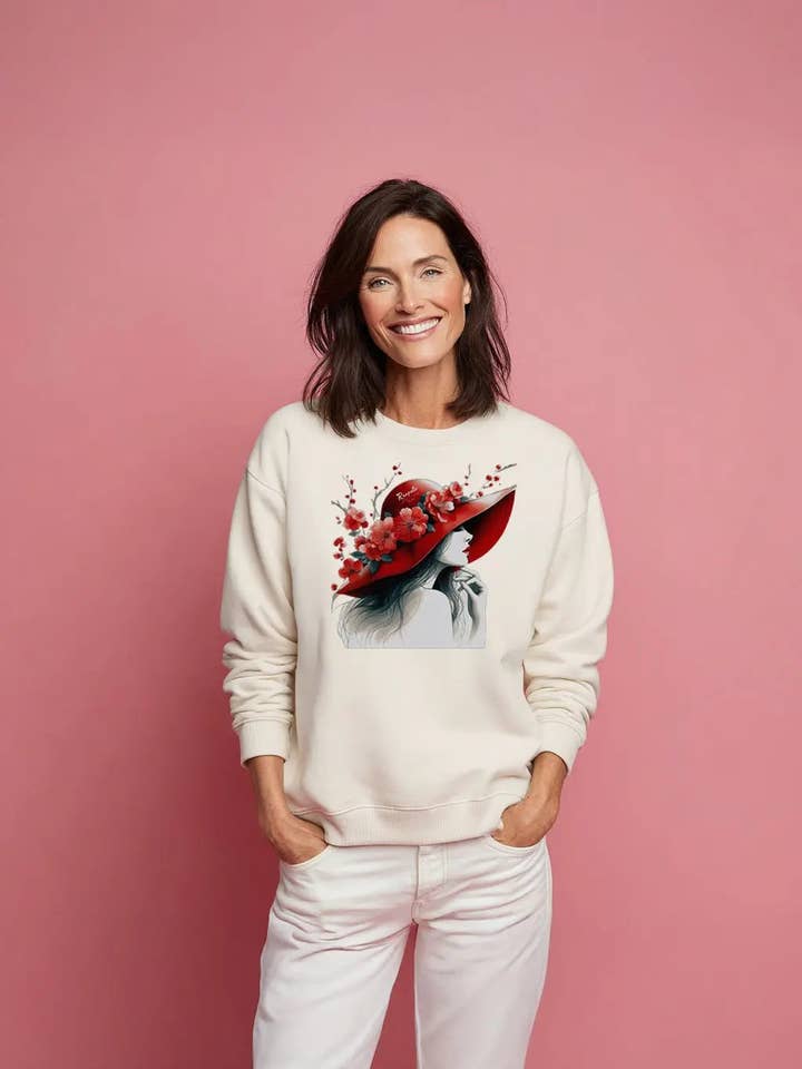 RANPOLLO MILANO - Wholesale Graphic Sweatshirt - Women's - FP REDHAT2