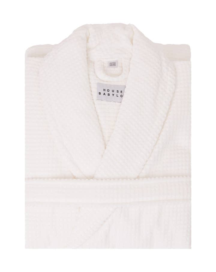 House Babylon - Wholesale Robe - Unisex - BATHROBE | White by House Babylon0