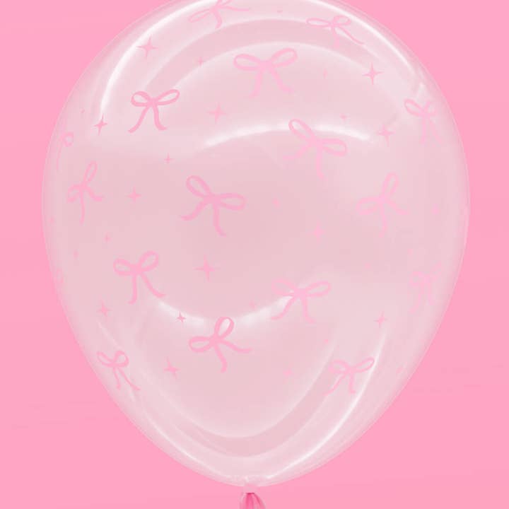 xo, Fetti - Wholesale Balloon - Pink Bow Latex Balloons 24 | Party, Coquette7