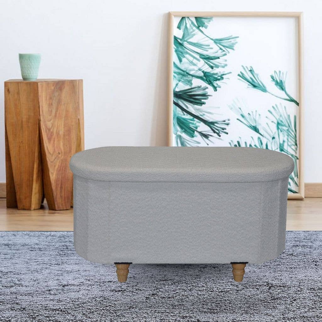 Aria Home – wholesale Ottoman – Esme Ottoman With Boucle Storage Bench2