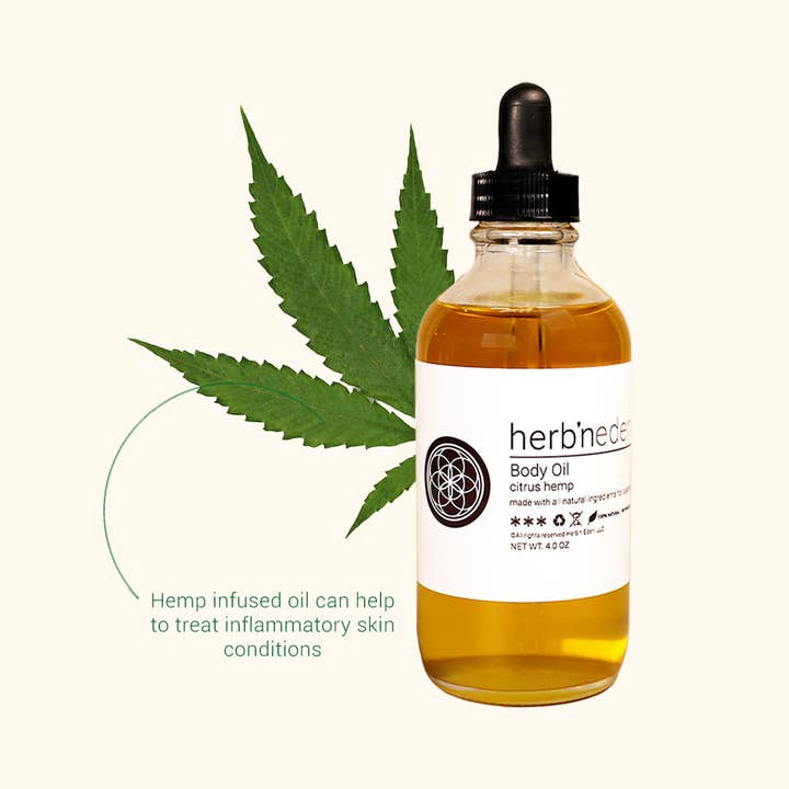 Herb'N Eden - Wholesale Bath/Body Oil - Citrus Hemp Body Oil
