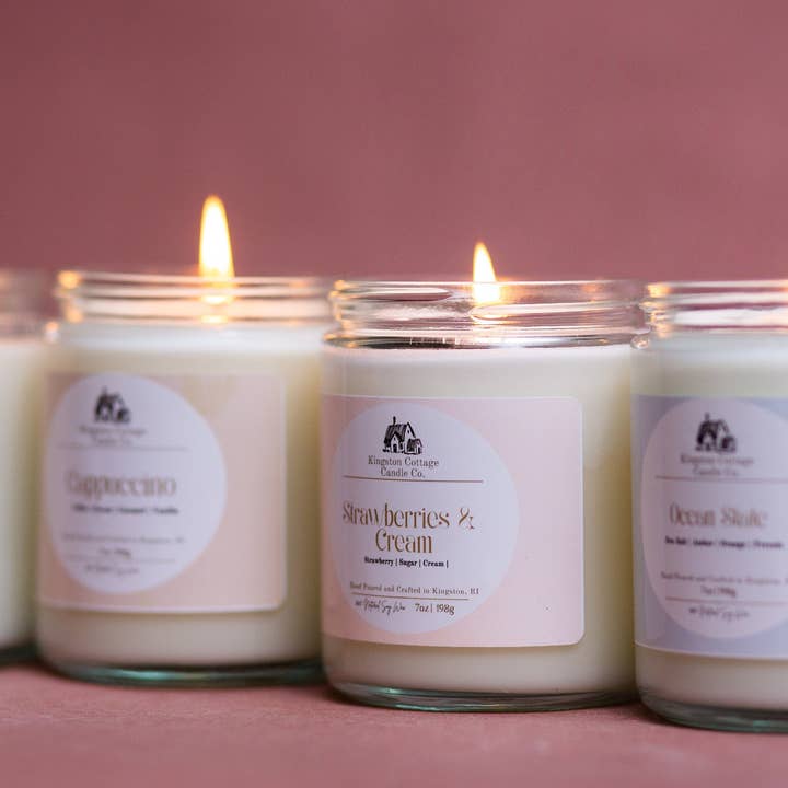 Kingston Cottage Candle Co. - Wholesale Jar/Filled Candle - Cappuccino Candle3
