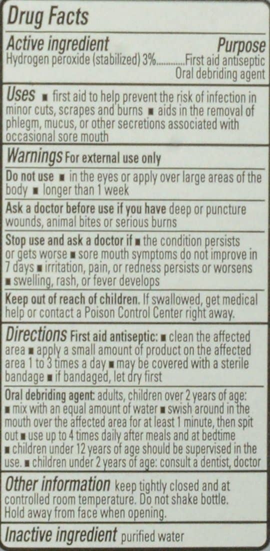 Innovarix – Engroshandel Førstehjælpskasse – Swan Brintoverilteopløsning 16 oz (udløb 21/08/2025)2