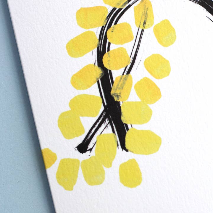 Lucky Luijk - Wholesale Everyday greeting card - Golden Wattle Card1