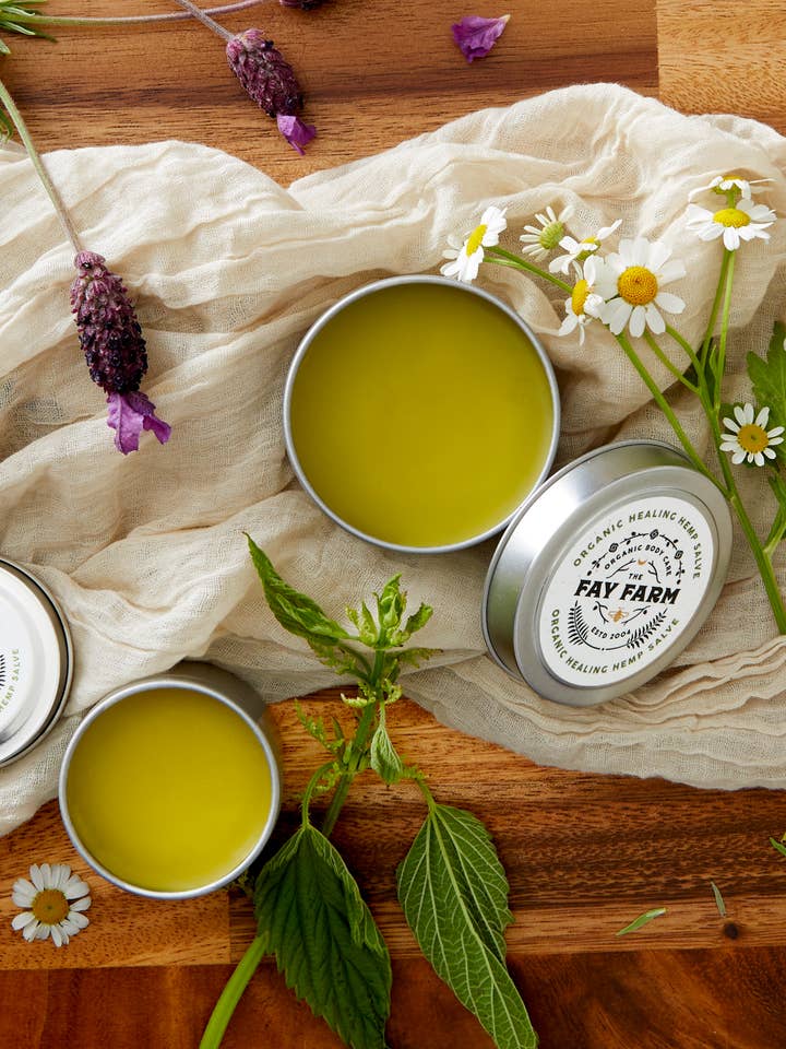 Organic Healing Hemp™ Salve for wholesale by The Fay Farm LLC