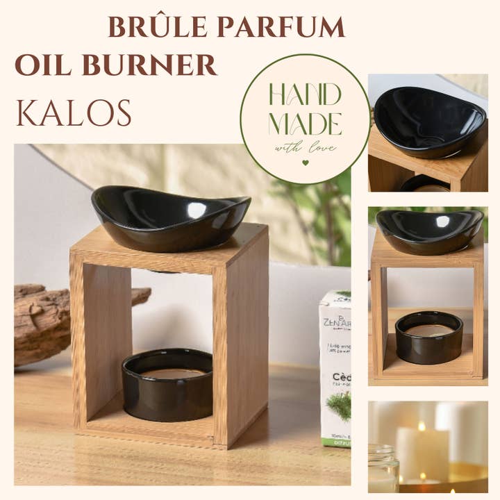 Zen'Arome - Wholesale Oil Warmer - Naturéa Series Fragrance Burner - Kalos Scents and Waxes Candle