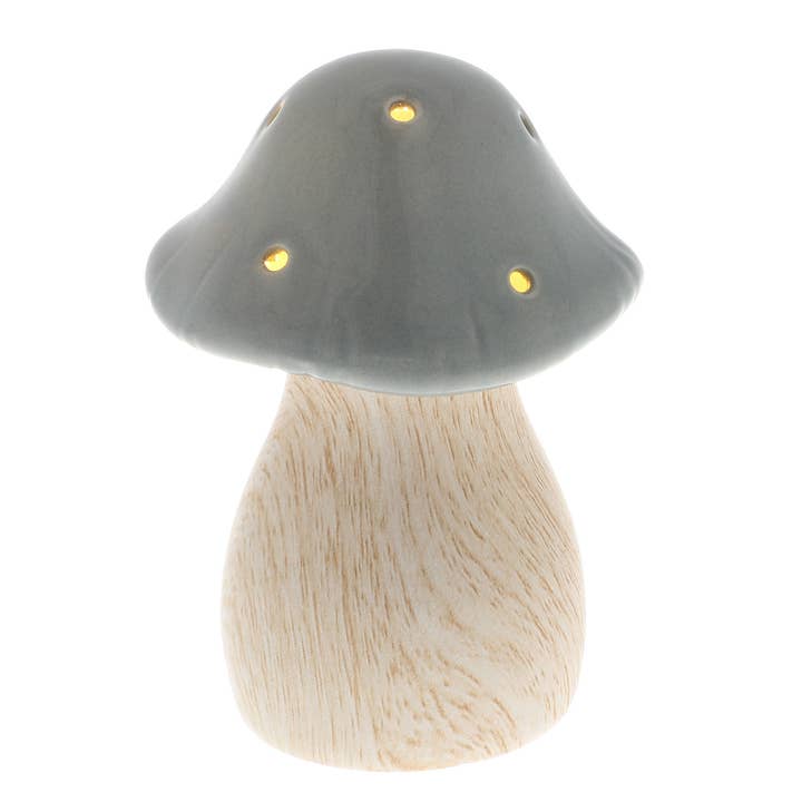 Mushroom Glow Lamp Small Grey for wholesale by Joe Davies
