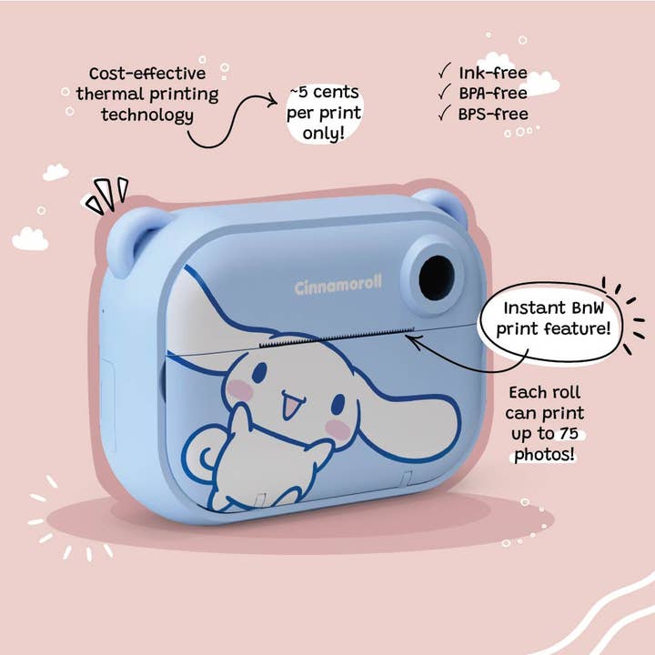 kiimento (formerly Kidamento) - Wholesale Electronic Toy - Kids & Baby - Cinnamoroll | Print Camera1