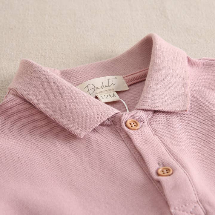 Dadati - Wholesale T-Shirt - Baby - Dusty pink baby boy's polo2