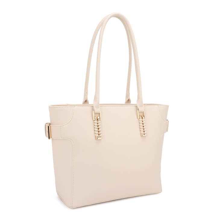 KAYLA+AVA - Wholesale Tote Bag - Women's - ANGELINA TOTE BAG WITH BUCKLE ON THE SIDE1