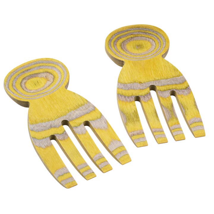 5" Lemon Pakka Salad Hands for wholesale by Island Bamboo