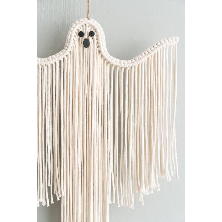 BeanDaikon - Wholesale Decorative tassel/wall drop - Halloween White Ghost V205