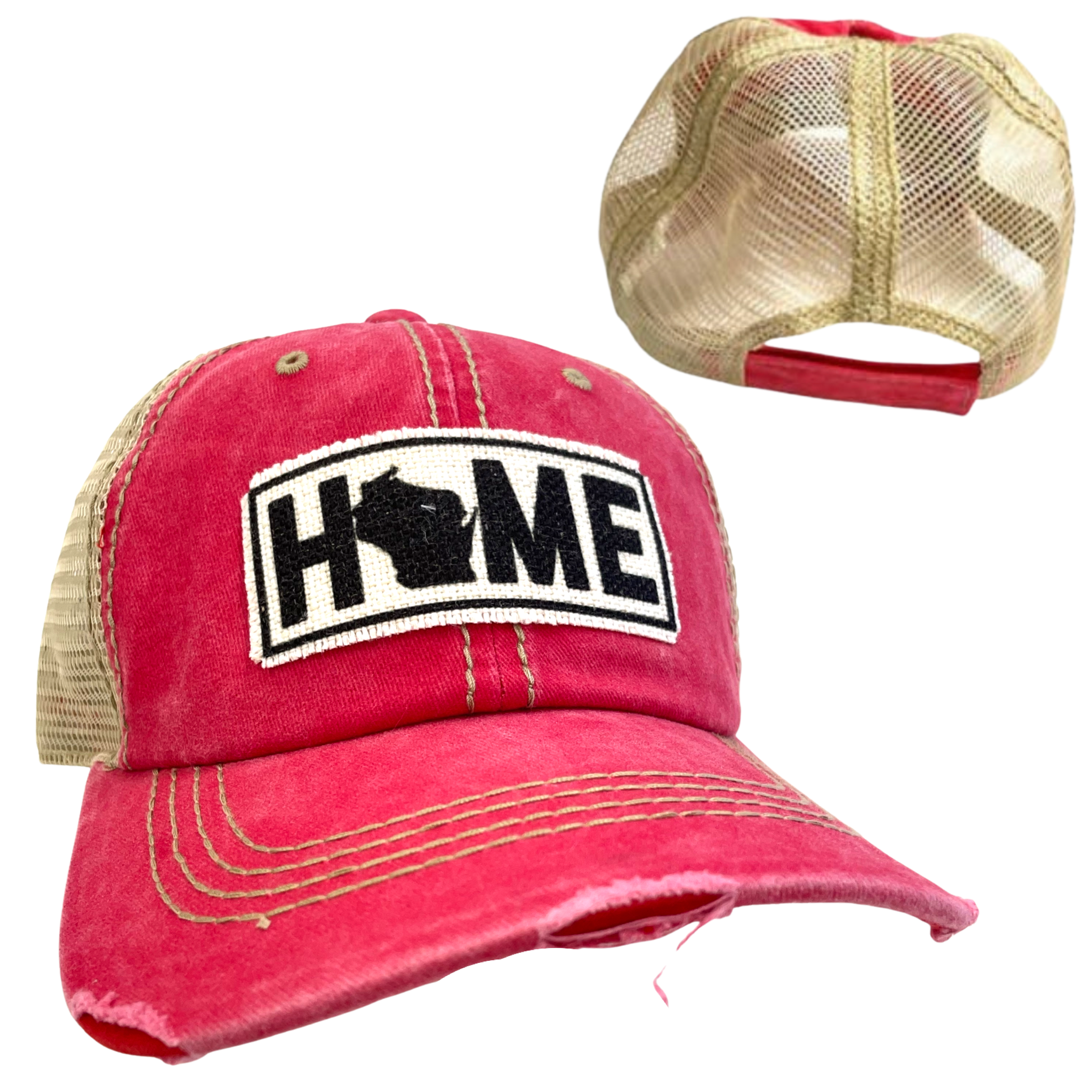 dkhandmade - Wholesale Trucker Hat - Unisex - WISCONSIN HOME HATS8