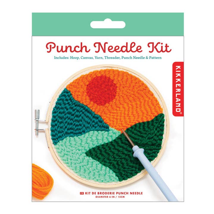 Landscape Punch Needle Kit for wholesale by Kikkerland Design Inc