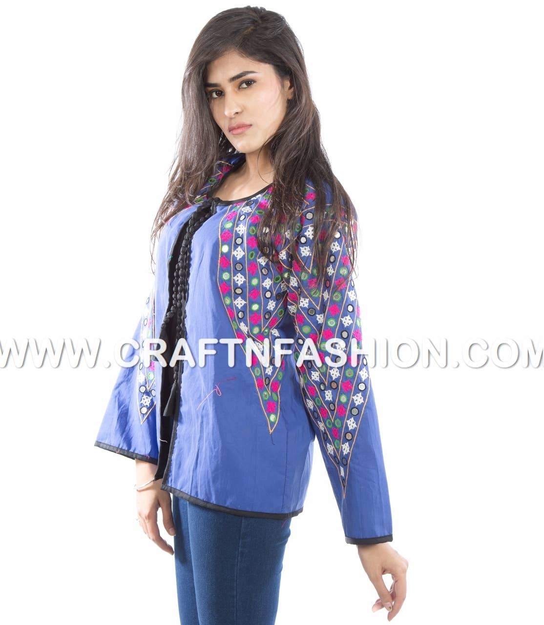 Meghcraft - Wholesale Jacket - Women's - Indian Handmade Embroidered Jacket-Women's Bohemian Jacket3